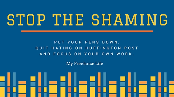huffington post doesn't pay so what